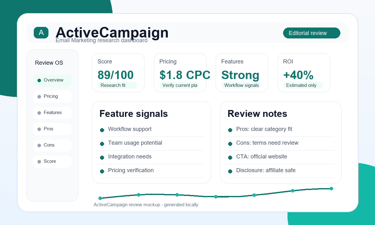 ActiveCampaign dashboard screenshot