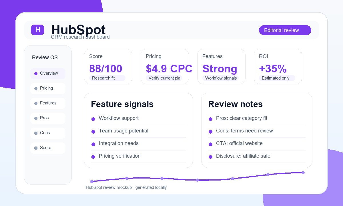 HubSpot dashboard screenshot